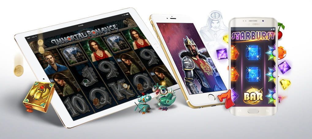 Mobile devices with some of the games available at new online casinos in Africa.